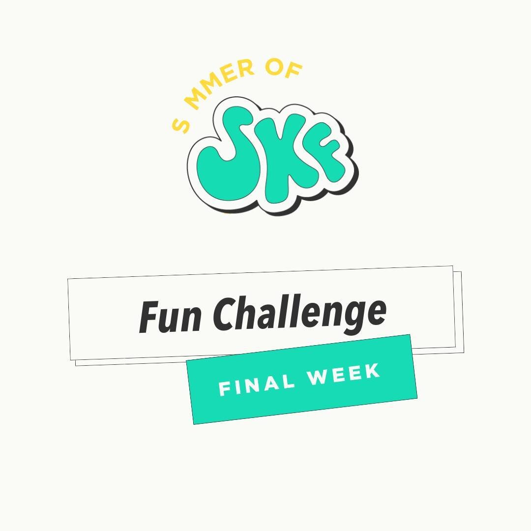Summer of SKF 💛💚

Week 4 Challenge 4: Shootaround 🏁

It's the final Summer of SKF challenge! Time to show us everything you've learnt over the past 4 weeks.

Comment 'Challenge Accepted' below so we know your best moves are incoming 👇🏽

To enter